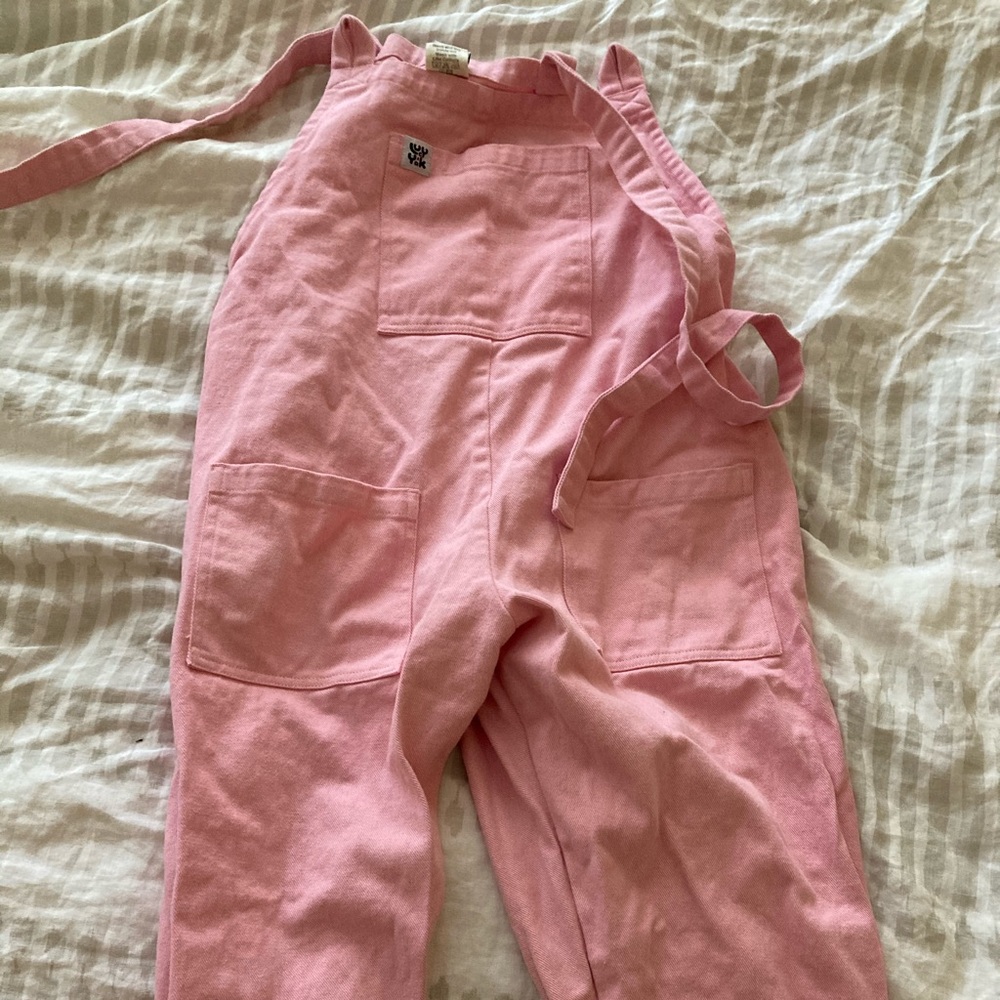 Lucy & Yak Baby Pink “Erro” Dungarees